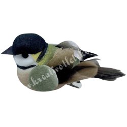 Csipeszes madárka, zöld, 7x3 cm