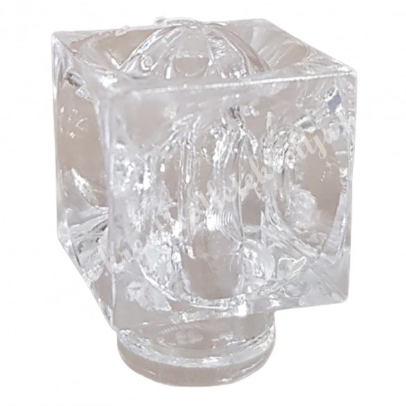 LED-re tehető jégkocka forma, 1,5x1,5x2,2 cm
