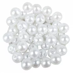 Műanyag tekla, fehér, 10 mm, 100 gramm/csomag