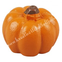 Ragasztható polyresin dísztök, narancs, 2,3x2 cm