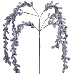 Fürt bogyós ág, lila, 75 cm