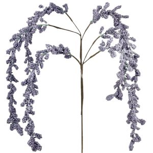 Fürt bogyós ág, lila, 75 cm