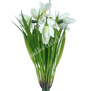 Hóvirág köteg, fehér, 27 cm