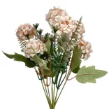 Virágos csokor, púder, 29 cm
