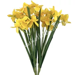 Nárcisz csokor, sárga, 50 cm