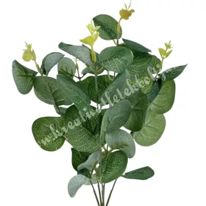 Eukaliptusz csokor, zöld, 34 cm