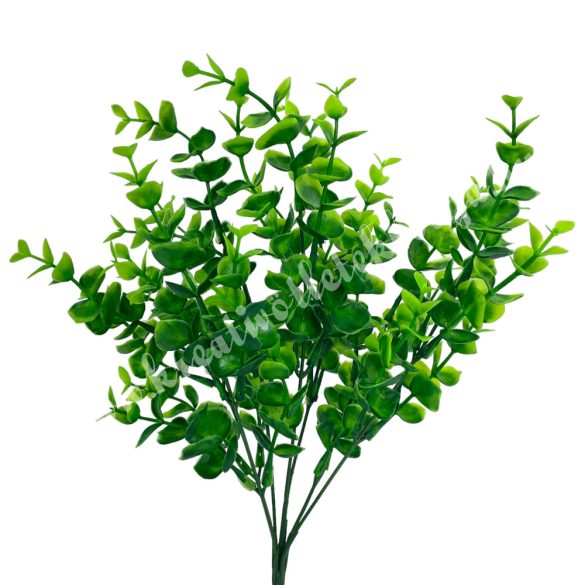 Eukaliptusz csokor, világoszöld, 32 cm