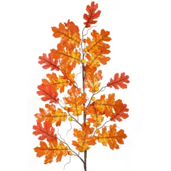 Tölgy ág, narancssárga, 75 cm