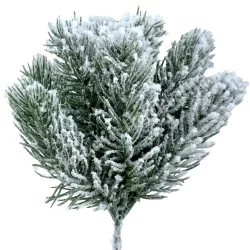 Havas fenyőág, zöld, 27 cm