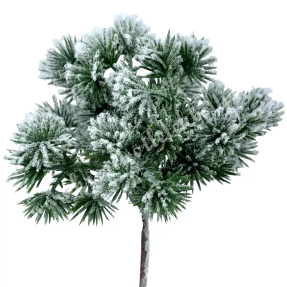 Havas fenyőág, zöld, 23 cm