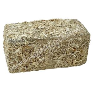 Mini szénabála, natúr, 4x2 cm