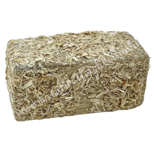 Mini szénabála, natúr, 4x2 cm