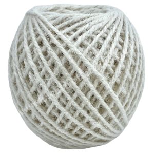 Juta zsinór, fehér, 2 mm, 41 m/tekercs