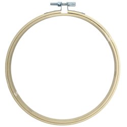 Bambusz hímzőráma, natúr, több méret