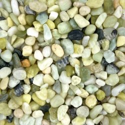 Dekorkavics, zöld, kb. 1-1,5 cm, 1 kg