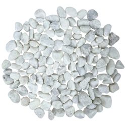 Dekorkavics, fehér, foszforeszkáló, kb. 2-3,5 cm, 1 kg