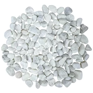 Dekorkavics, fehér, foszforeszkáló, kb. 2-3,5 cm, 1 kg