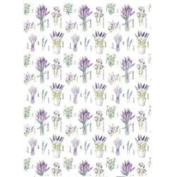 Rizspapír, levendulák, A4 (393)