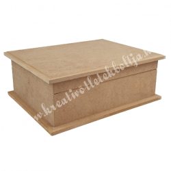 MDF 3 rekeszes doboz, 25x20x9,3 cm