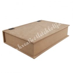 MDF könyv alakú doboz, 31x22,5x7 cm