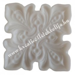   Marcipán, fondant mintázó, szilikon, barokk minta, 7,5x7,5 cm