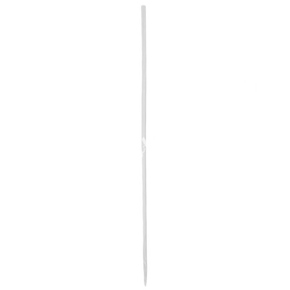 Bambusz pálca, fehér, 0,5x30 cm, 20 db/csomag