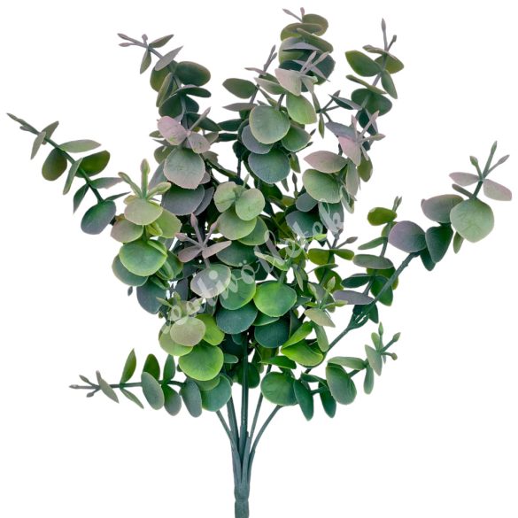 Eukaliptusz csokor, hamvas zöld-rózsaszín, 32 cm