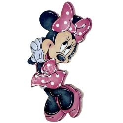 Dekorkarton tábla, Minnie, 4,5x8,5 cm