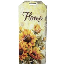 Dekorkarton biléta, napraforgó, 2,5x5,7 cm