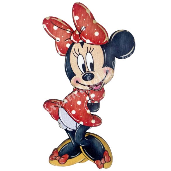 Dekorkarton tábla, Minnie egér, 5x9 cm