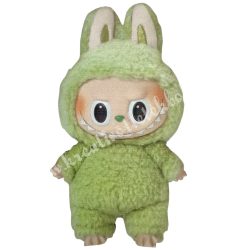 Dekorkarton tábla, Labubu, zöld, 4,5x8 cm