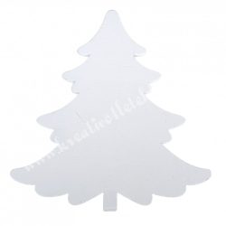Fenyőfa, fehér, 9,2x10 cm