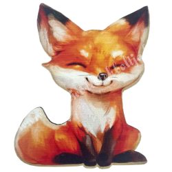 Dekorkarton tábla, róka, 5,5x7 cm