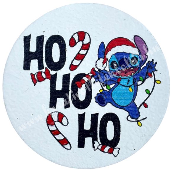 Fa tábla, kerek, Stitch, 5 cm