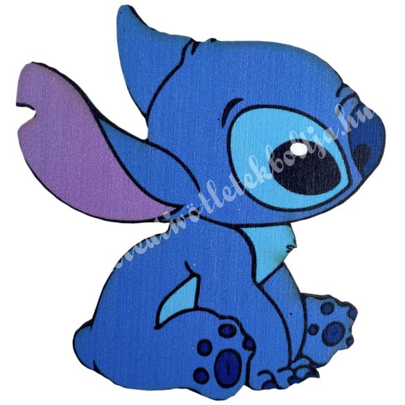 Dekorkarton tábla, Stitch, 5,5x5,5 cm