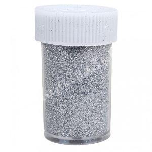 Csillámpor, ezüst, 15 gr