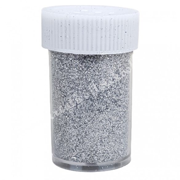 Csillámpor, ezüst, 15 gr