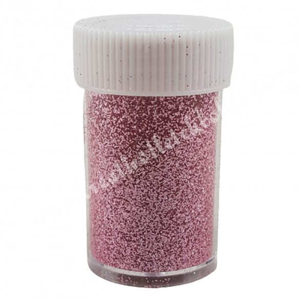 Csillámpor, rózsaszín,  30 ml