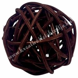 Sötétbarna vesszőgömb, 3 cm