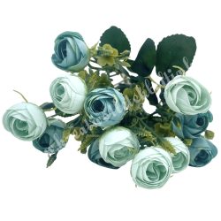 Boglárka csokor, kék-menta, 30 cm