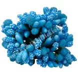 Bogyós mini csokor, világoskék, 9 cm