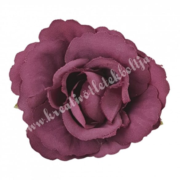 Fodros rózsafej, mályva, 4 cm