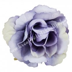 Fodros rózsafej, vintage lila, 4 cm