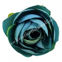 Dekor virágfej, antik kék, 3 cm