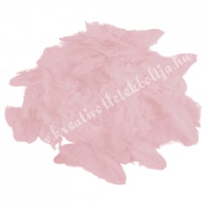 Madártoll, rózsaszín, 7-8 cm, 10 gr/csomag