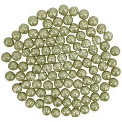 Hungarocell csillámos golyók, arany, 0,8 cm