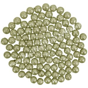 Hungarocell csillámos golyók, arany, 0,8 cm