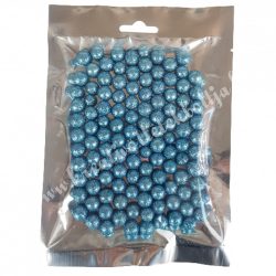 Hungarocell csillámos golyók, kék, 10 gr/csomag