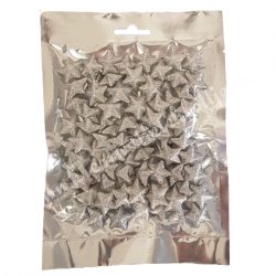 Hungarocell csillagok, ezüst, 10 gr/csomag