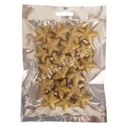 Hungarocell csillagok, arany, 12 gr/csomag
